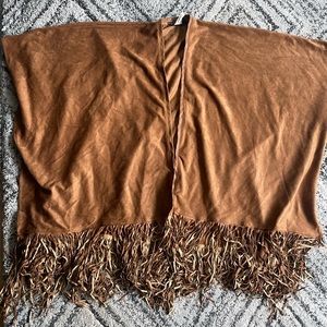 Suede Shawl